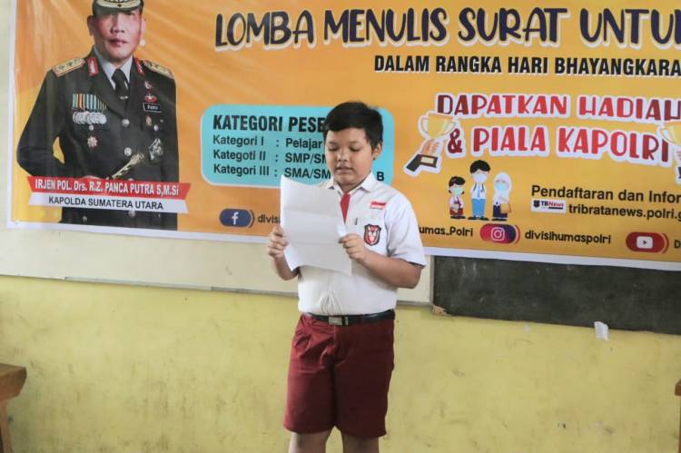 Sambut Hari Bhayangkara ke-76, Polres Sergai Gelar Police Hunting Peserta Lomba Menulis Surat untuk Kapolri