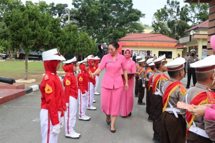 Ketua Bhayangkari Sumut Kunker ke Polres Sergai