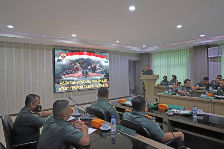 Pangdam I/BB Terima Paparan Persiapan pertandingan Berbagai Cabang Olahraga