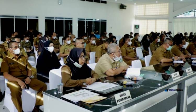 Penyampaian Perkembangan Pembangunan Dikemas Dalam Rakorpem