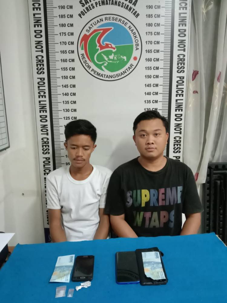 Transaksi Sabu di Komplek SBC Siantar, Dua Pemuda Kampung Banjar Masuk Sel.