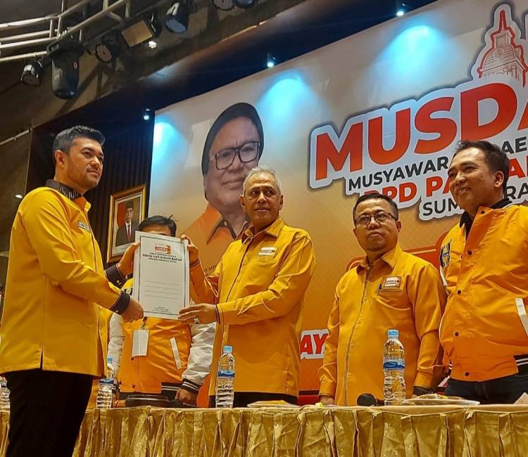 Musdalub Partai Hanura Sumut, El Adrian Shah Terpilih Secara Aklamasi