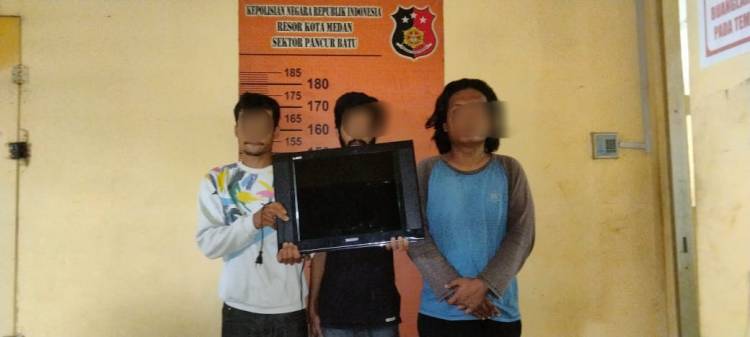 Akibat Bongkar Puskesmas, 3 Pencuri Diringkus Reskrim Polsek Pancur Batu