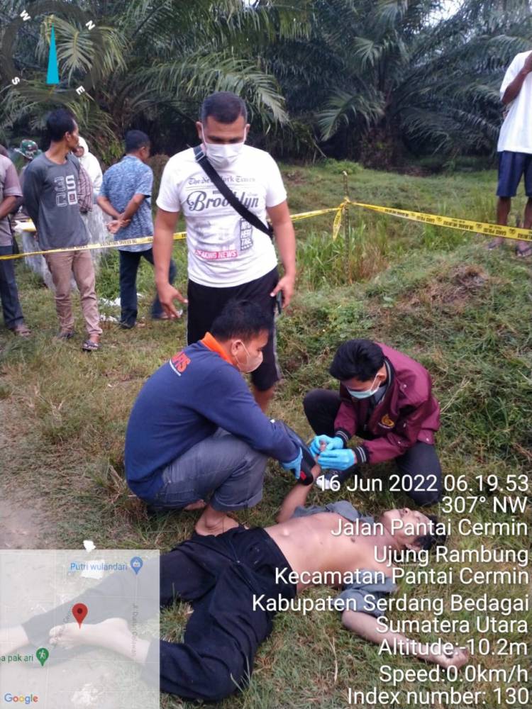 Mayat Tanpa Identitas Ditemukan di Blok 17 G Kebun Sawit PTPN Adolina
