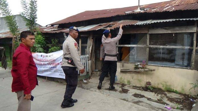 HUT Polri ke 76,  Rumah Janda Anak 6 Jadi Sasaran Polri..?