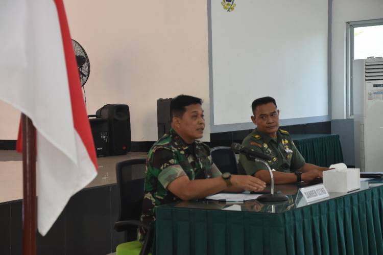 Danrem 023/KS Beri Pengarahan kepada Panitia Penerimaan Catar Akmil