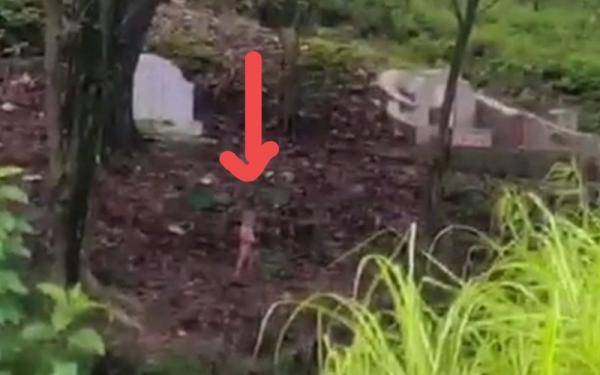 Ada Penampakan Mirip Tuyul Berjalan di Area Pemakaman di Siantar