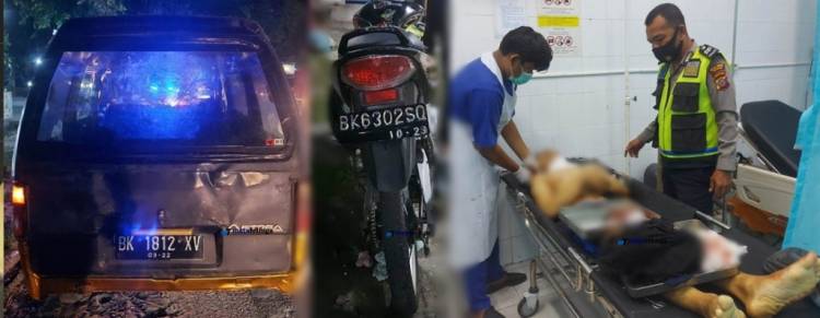 Satu Korban Laka Lantas Tewas  Ditempat , Pengemudi Kabur Tinggalkan Korbannya