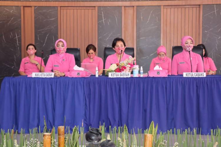 Ketua Bhayangkari Daerah Sumatera Utara Kunker Ke Polresta Deli Serdang