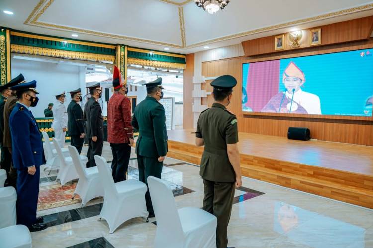 Bobby Nasution Ikuti Upacara Hari Lahir Pancasila, Presiden Ajak Anak Bangsa Bumikan Pancasila