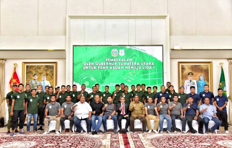 Jelang Liga 2, Gubernur Edy Pesan Agar Pengelolaan PSMS Lebih Profesional