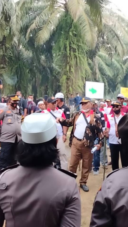 Kelompok Tani Rampah Adakan Aksi Penolakan HGU Meminta Pengukuran Kembali