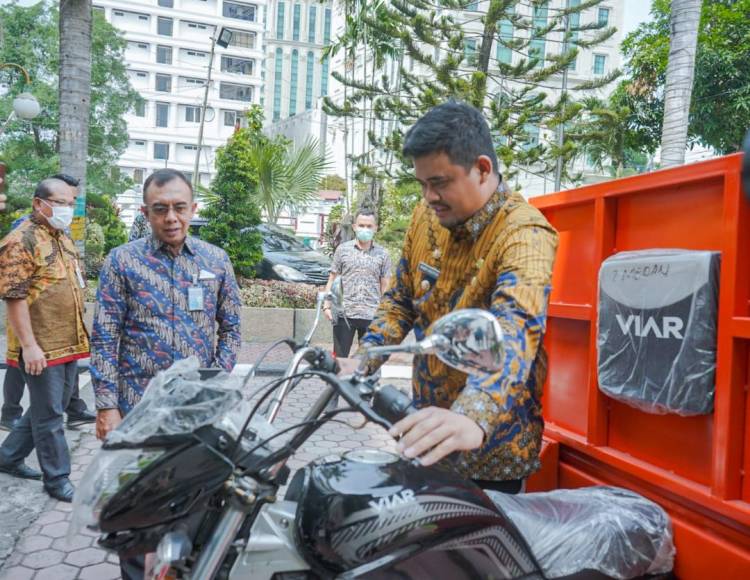 Banyak Lihat Becak Sampah Terparkir Di Kantor Kelurahan, Bobby Nasution : Optimalkan & Jangan Cuma Dibiarkan