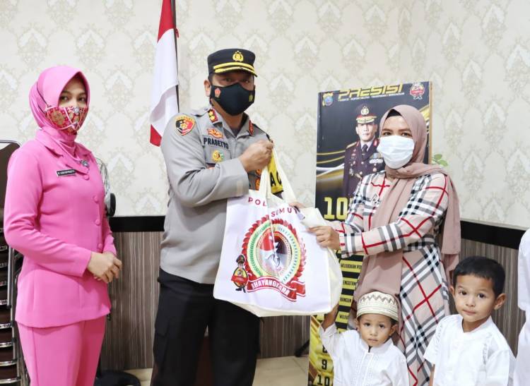 Polres Sidimpuan Gelar Bakti Sosial Sambut Hut Polri ke 76