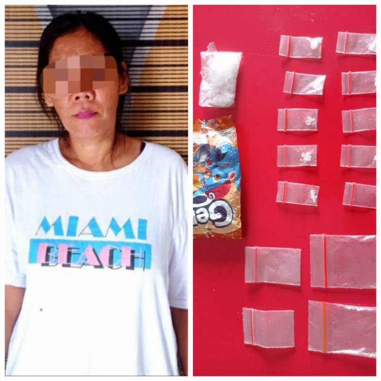Miliki 5,44 Gram Shabu, IRT Terpaksa Tidur Di Sel