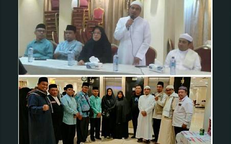 Kabar Dari Tanah Suci : Rektor dan Alumni UIN Sumatera Utara Silaturrahmi Jelang Berangkat Ke Arafah