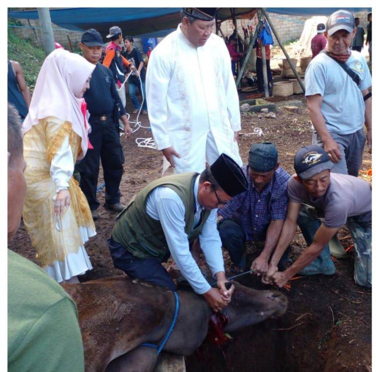 Setukpa Lemdiklat Polri Sembelih 65 Ekor Sapi dan 20 Ekor Kambing, di Hari Raya Idul Adha