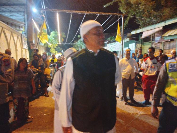 Pawai Takbiran Sambut Hari Raya Idul Adha 1444 H Di Medan Utara Diguyur Hujan