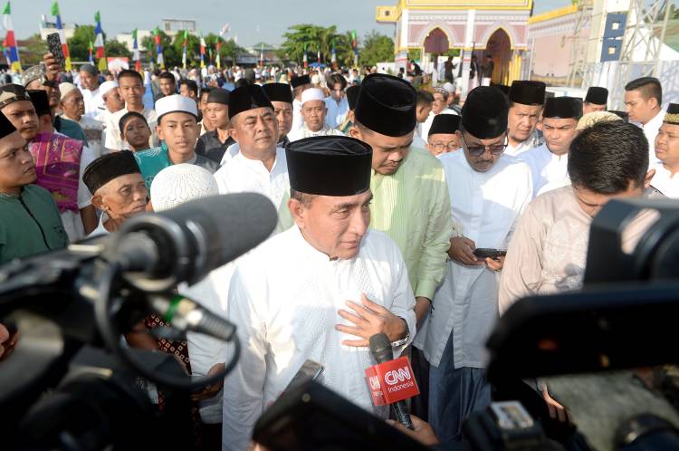 Gubernur Sumut Edy Rahmayadi Ajak Masyarakat Teladani Keiklasan Nabi Ibrahim