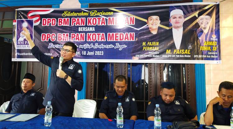 Perkuat Konsolidasi DPD Dan DPC BM PAN Kota Medan Gelar Silaturahmi