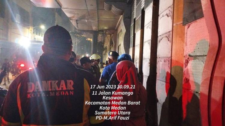 Gudang Kosong di Jalan Kumango Terbakar