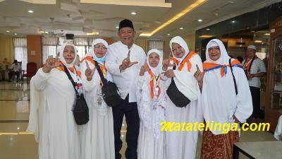 Syah Afandin Do'akan Kelancaran Ibadah 368 JCH Langkat