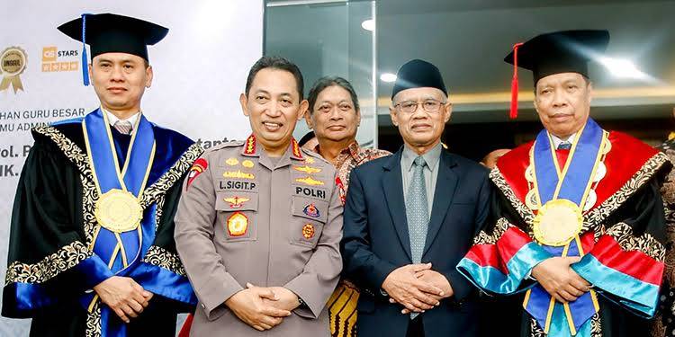Pengukuhan Guru Besar Irjen Pol Dadang Hartanto Bentuk Transformasi SDM Unggul Polri Presisi