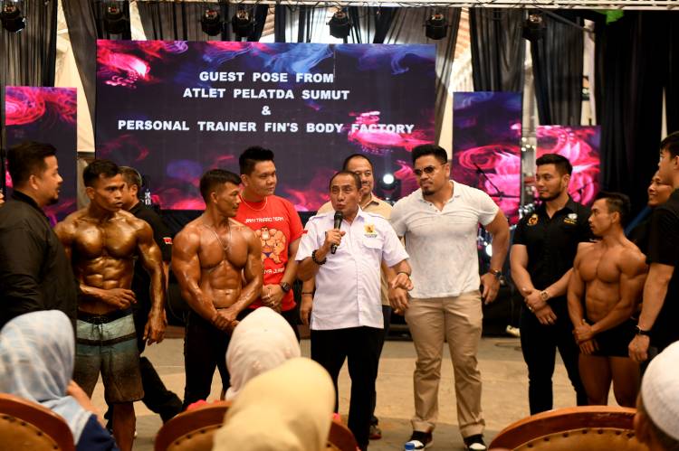 Edy Rahmayadi Apresiasi Fin&rsquo;s Body Factory Galakkan Cabor Binaraga dan Fitnes