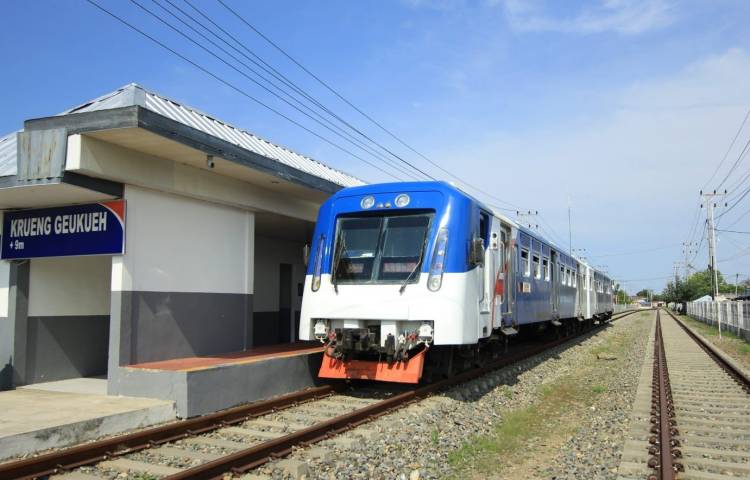 Jalur Kereta Api Aceh- Sumatera Utara, Kabarya Sedang  Dibangn
