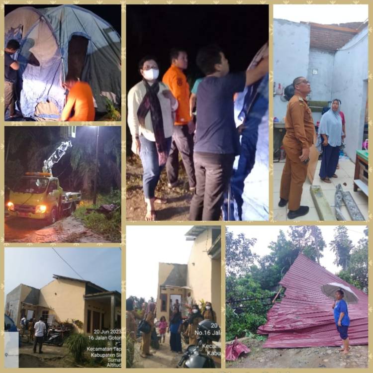 Korban Puting Beliung di Tambun Nabolon, Pemko Pematang Siantar Siapkan Bantuan