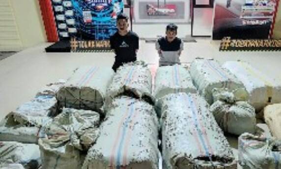 Dua  Warga Aceh Gagal Selundupkan 267 Kg Ganja