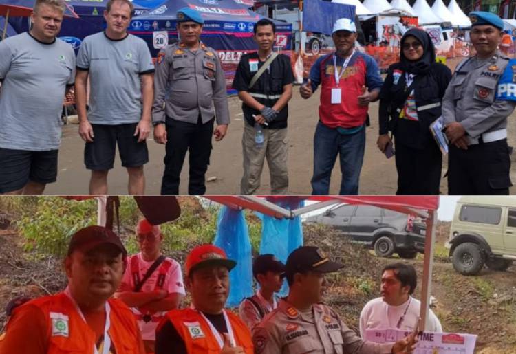 Polres Simalungun Amankan KFC Danau Toba Rally 2023