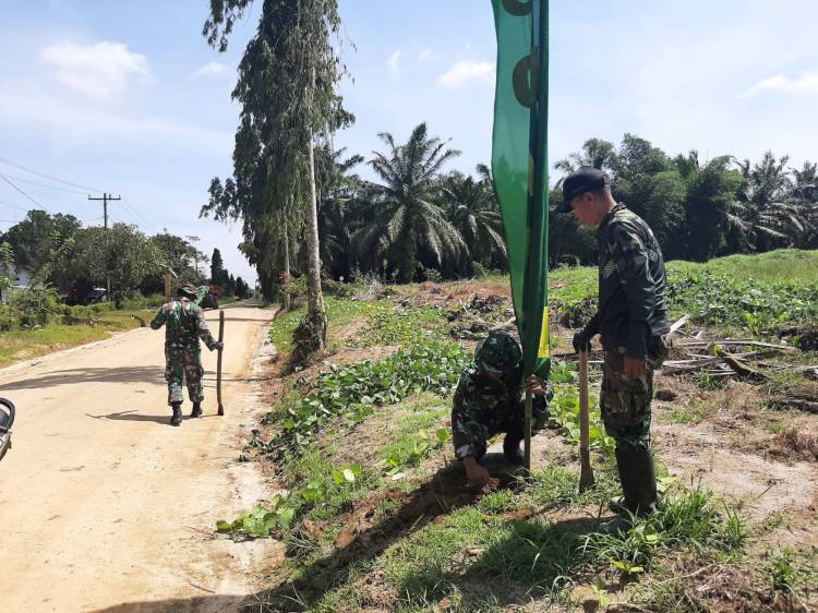 Jalan TMMD Sudah Ready, Satgas Kodim Deliserdang Beri Sentuhan Akhir