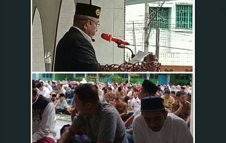 Ratusan Umat Islam Shalat Idul Adha 1444 H di Komplek Perguruan Muhammadiyah Rantauprapat