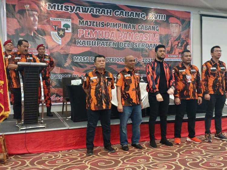 Muscab PP ke XVIII, Junaidi Terpilih Aklamasi Jadi Ketua MPC Pemuda Pancasila Kab Deliserdang