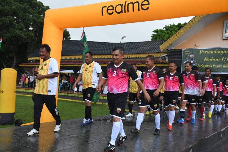 Launching PSKB, Mayjen Daniel Chardin Pimpin PJU Kodam I/BB Lawan Forkopimda Binjai-Langkat