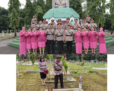 Polres Simalungun Gelar Ziarah dalam Rangka Memperingati Hari Bhayangkara ke-77 Tahun 2023