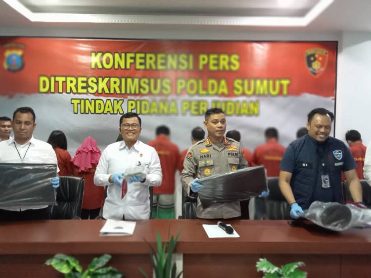 Polda Sumut Buru 2 Pemegang Saham Judi Online Medan Johor
