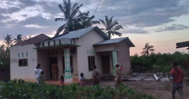 26 Rumah Rusak Diterjang Puting Beliung, Kodim 0204/DS Lakukan Tanggap Bencana