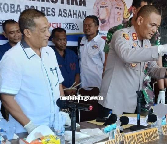Polres Asahan Musnahkan Narkotika Jenis Sabhu Dan Extacy