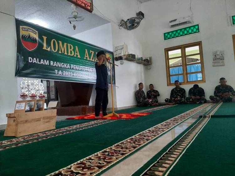 Jelang Penutupan TMMD Ke-116, Satgas Kodim Deliserdang Gelar Lomba Adzan