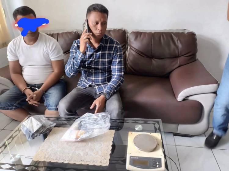 Tim Unit Intel Kodim 0208/Asahan Amankan  Oknum Anggota Polri Diduga   Pemilik Narkoba