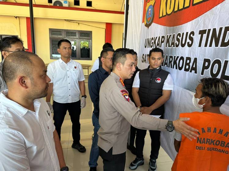 Nelayan Tj.Balai Bawa 18 Kg Sabu dan Ribuan Ekstasi Dibekuk Polres Deliserdang