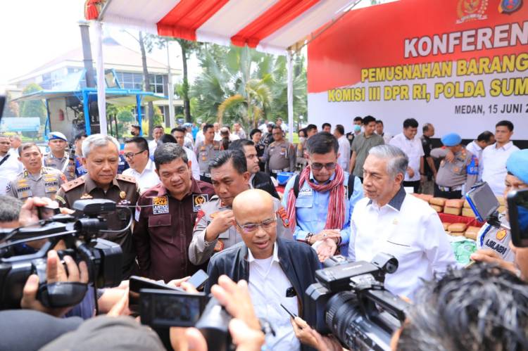Komisi III DPR RI Dukung Kapolda Sumut Tindak Tegas Judi dan Narkoba