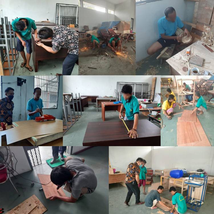 LPK Salam Damai Impalku Diresmikan di Lapas Kelas IIA Pancur Batu