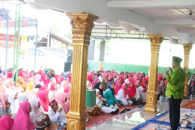 Bupati Sergai Hadiri Pengajian Majelis Taklim Muslimah Dambaan