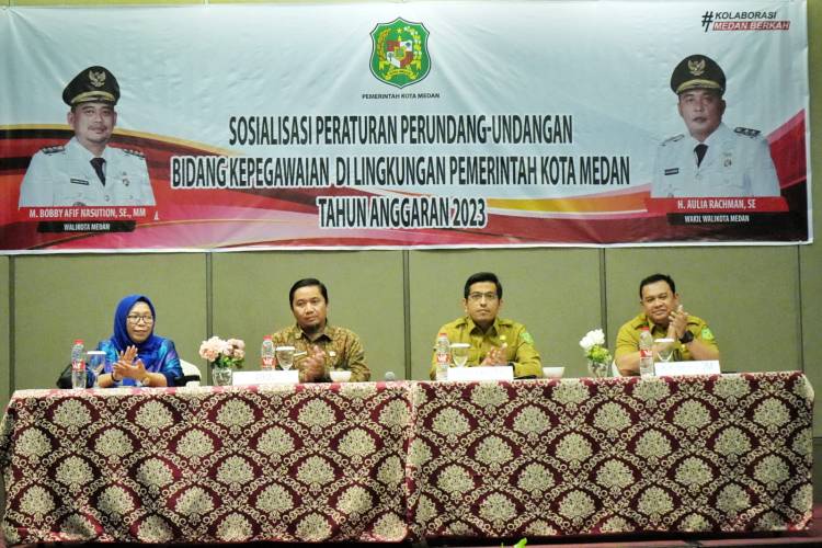 Tingkatkan Kompetensi ASN, BKPSDM Kota Medan Gelar Sosialisasi Peraturan Perundang-Undangan Bidang Kepegawaian