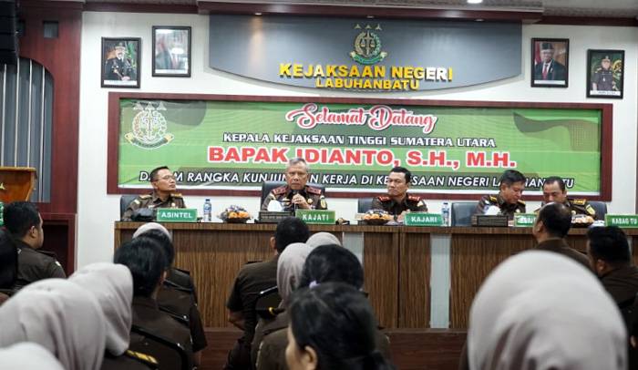 Kajati Sumut Resmikan Gedung Barang Bukti dan PTSP Kejari Labuhanbatu