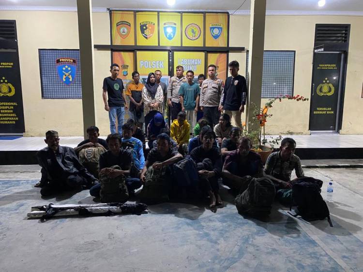 Polisi Amankan Puluhan PMI Ilegal di Rumah Penampungan dan Tekong