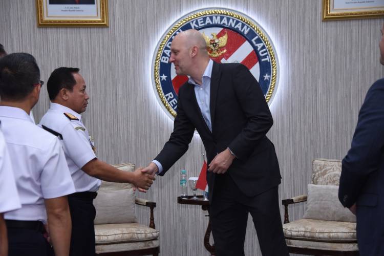Kepala Bakamla RI Terima Kunjungan Direktur INL Enforcement